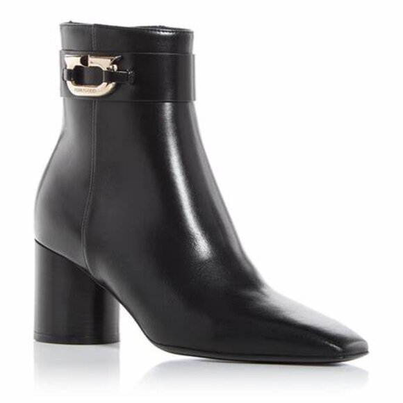 Salvatore Ferragamo Placida Bootie Black boot - Picture 1 of 8